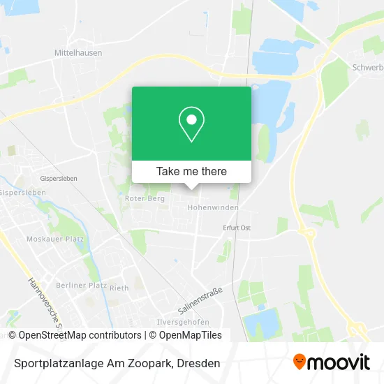 Карта Sportplatzanlage Am Zoopark