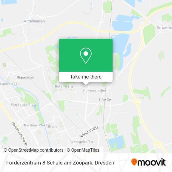 Карта Förderzentrum 8 Schule am Zoopark