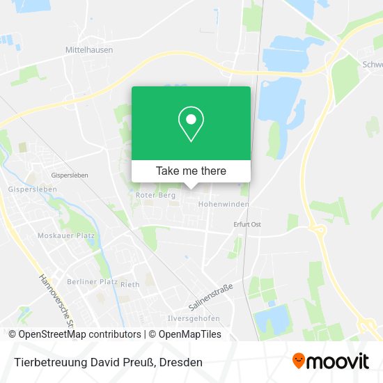 Карта Tierbetreuung David Preuß