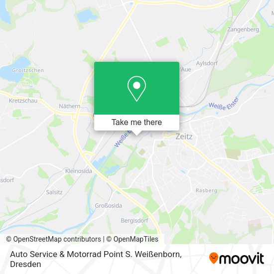 Карта Auto Service & Motorrad Point S. Weißenborn