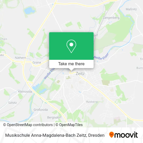 Карта Musikschule Anna-Magdalena-Bach Zeitz
