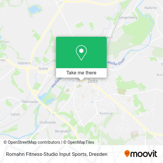 Карта Romahn Fitness-Studio Input Sports