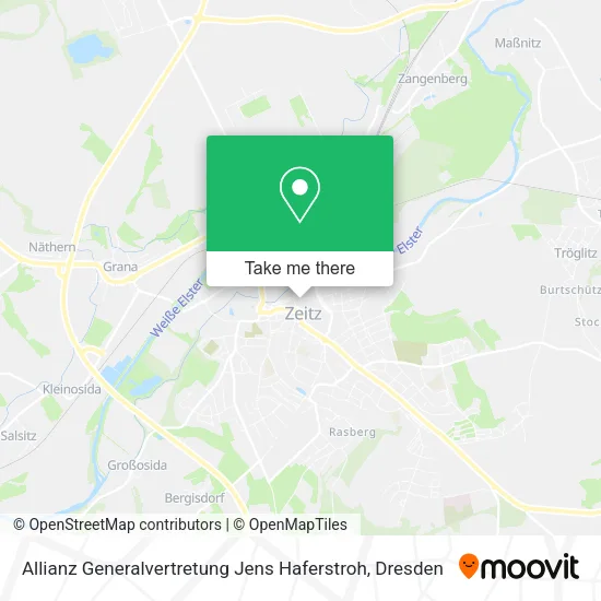 Карта Allianz Generalvertretung Jens Haferstroh