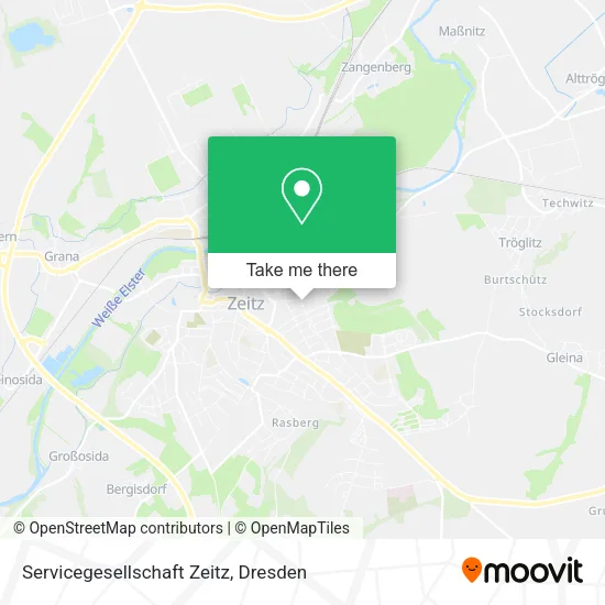 Карта Servicegesellschaft Zeitz