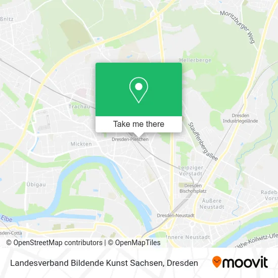 Карта Landesverband Bildende Kunst Sachsen