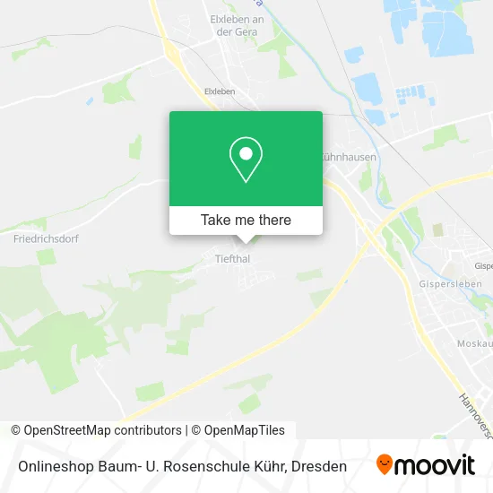 Карта Onlineshop Baum- U. Rosenschule Kühr