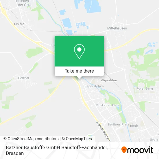 Карта Batzner Baustoffe GmbH Baustoff-Fachhandel