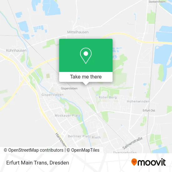 Карта Erfurt Main Trans