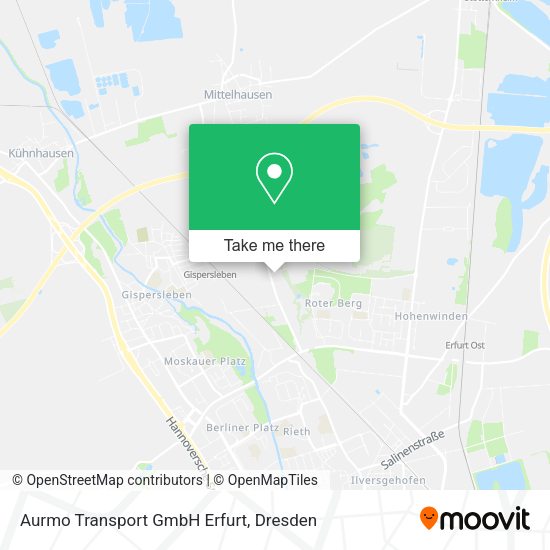 Карта Aurmo Transport GmbH Erfurt