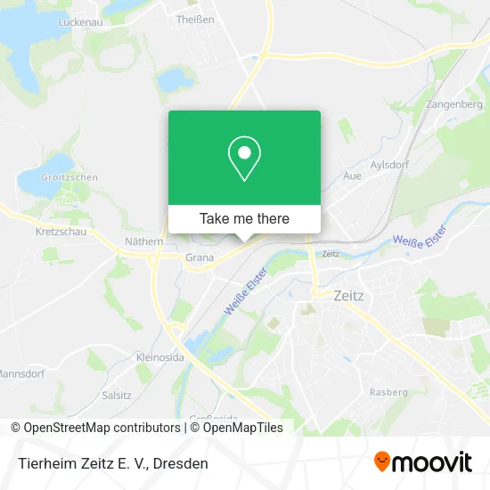Карта Tierheim Zeitz E. V.