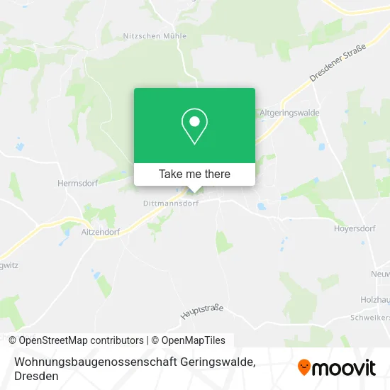 Карта Wohnungsbaugenossenschaft Geringswalde
