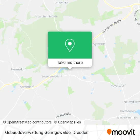 Карта Gebäudeverwaltung Geringswalde