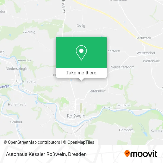Карта Autohaus Kessler Roßwein