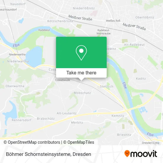 Карта Böhmer Schornsteinsysteme