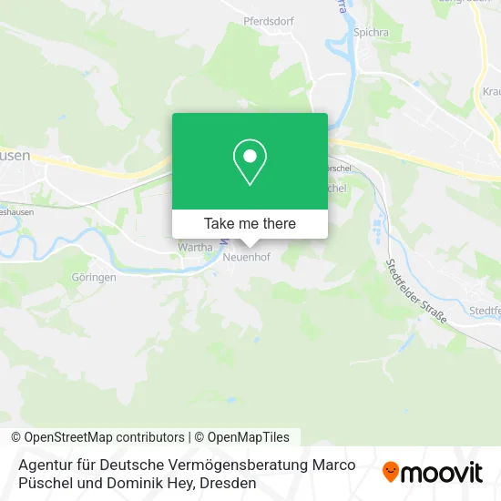 Карта Agentur für Deutsche Vermögensberatung Marco Püschel und Dominik Hey