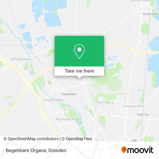 Карта Begehbare Organe