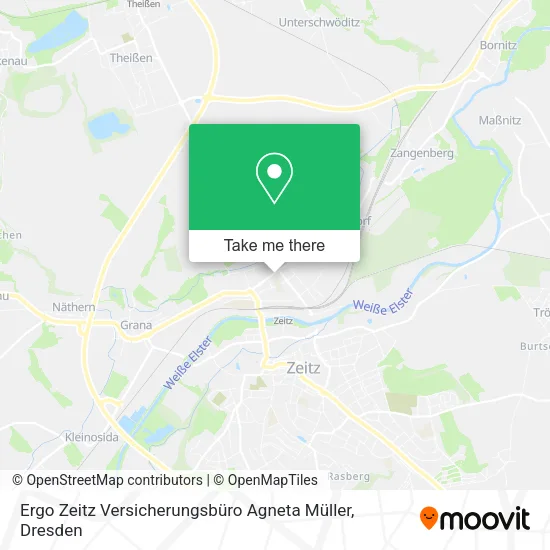 Карта Ergo Zeitz Versicherungsbüro Agneta Müller