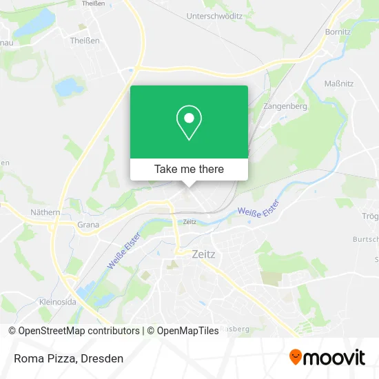 Roma Pizza map