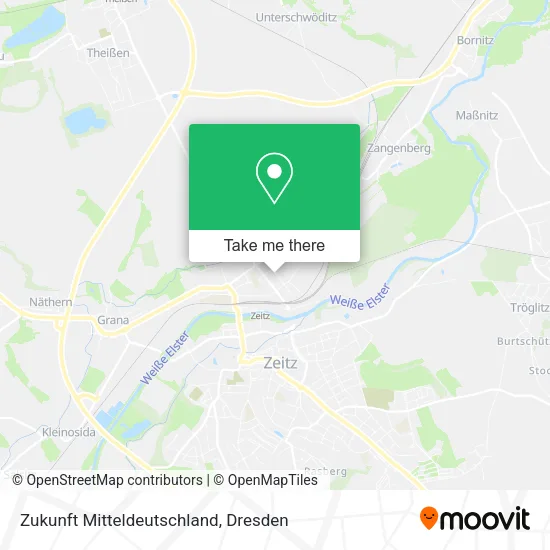 Zukunft Mitteldeutschland map