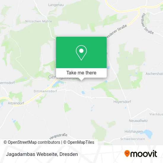 Карта Jagadambas Webseite