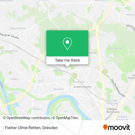 Карта Flatter Ulme Retten