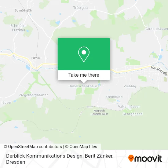 Карта Derblick Kommunikations Design, Berit Zänker