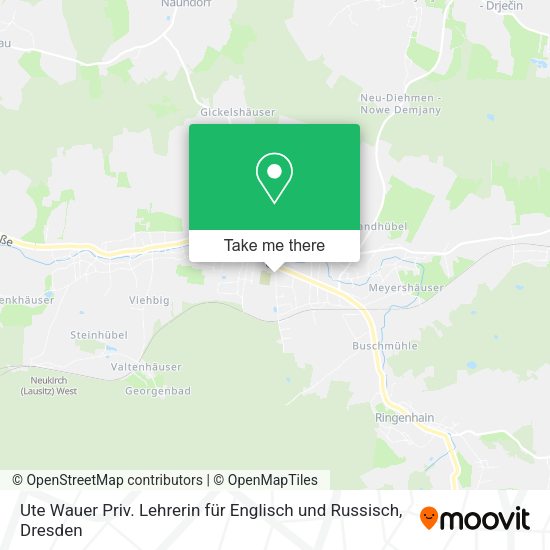 Карта Ute Wauer Priv. Lehrerin für Englisch und Russisch