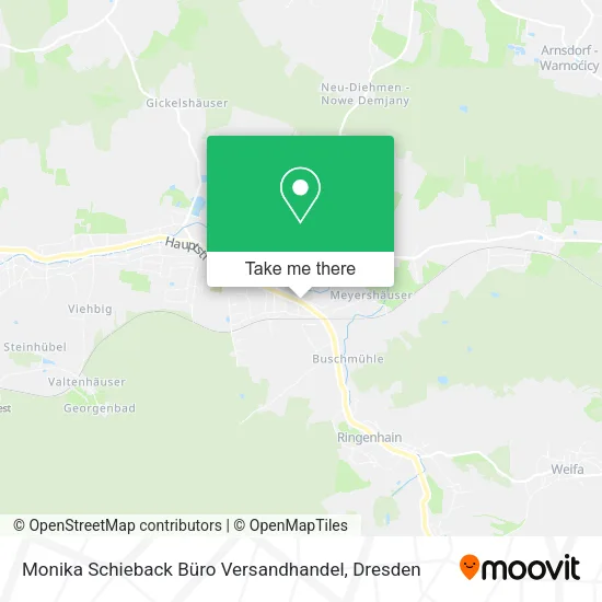 Карта Monika Schieback Büro Versandhandel