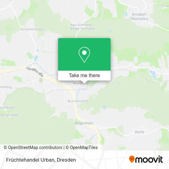 Карта Früchtehandel Urban