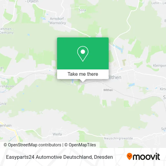 Карта Easyparts24 Automotive Deutschland