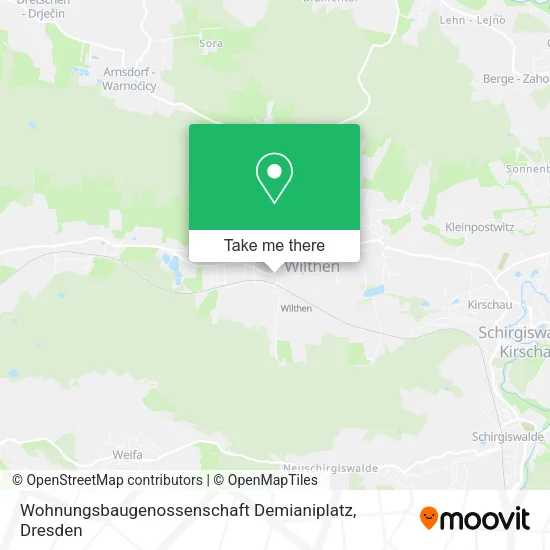 Карта Wohnungsbaugenossenschaft Demianiplatz