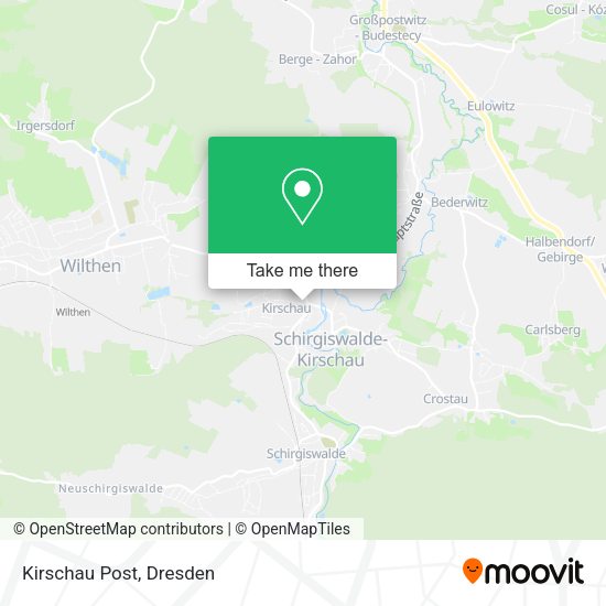 Карта Kirschau Post