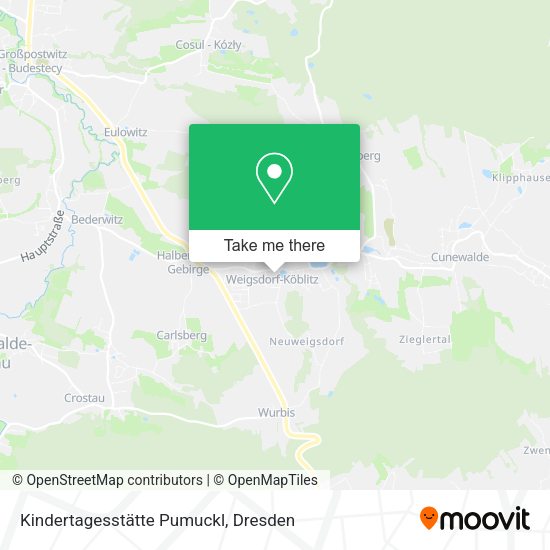 Карта Kindertagesstätte Pumuckl