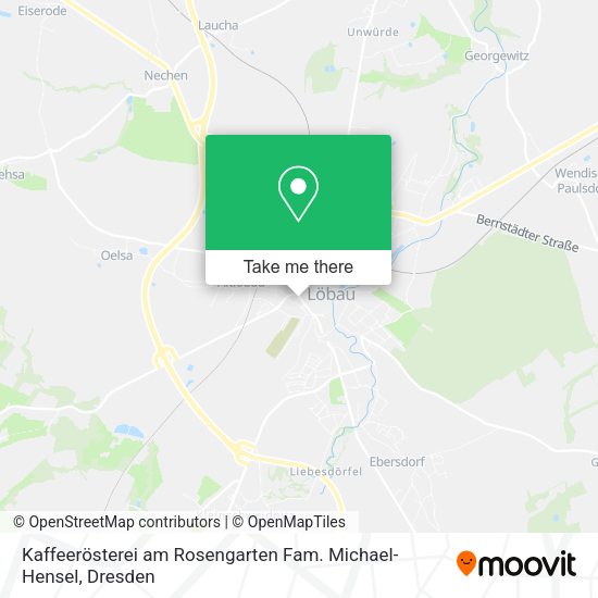 Карта Kaffeerösterei am Rosengarten Fam. Michael-Hensel