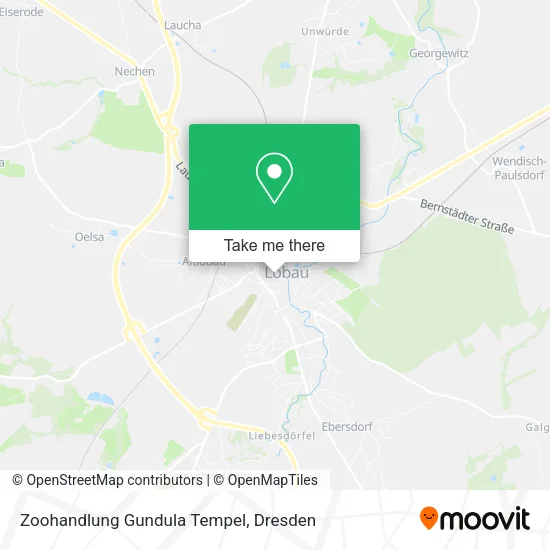 Карта Zoohandlung Gundula Tempel