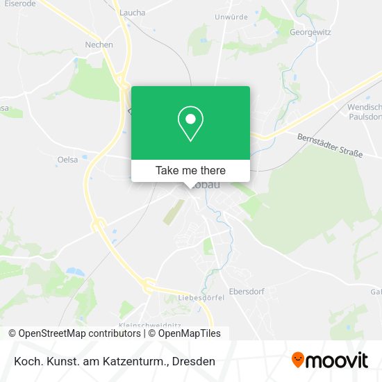 Карта Koch. Kunst. am Katzenturm.