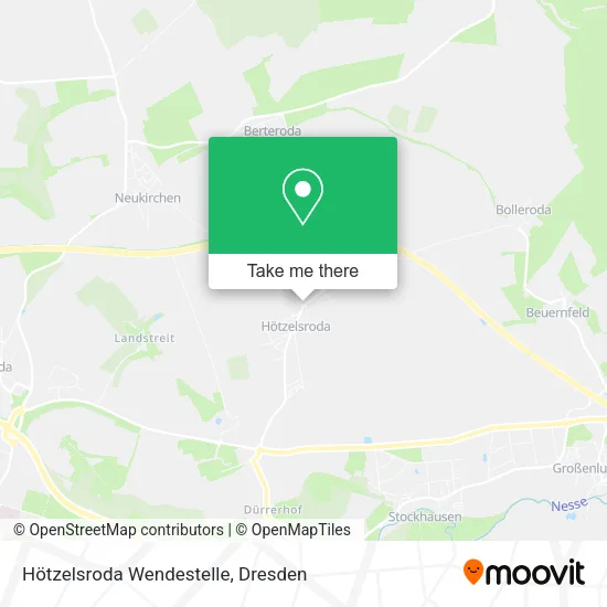 Карта Hötzelsroda Wendestelle