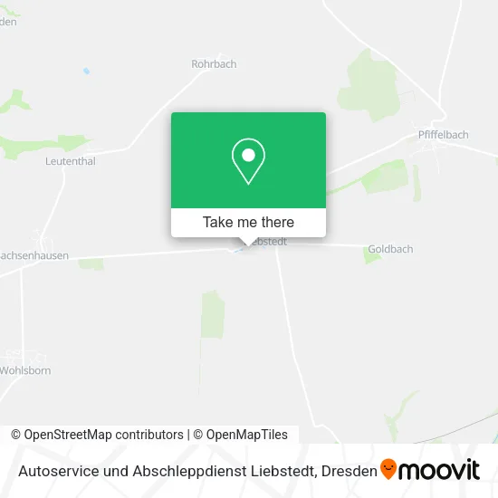 Карта Autoservice und Abschleppdienst Liebstedt