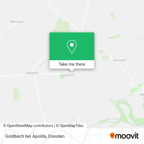 Карта Goldbach bei Apolda