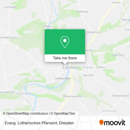 Карта Evang. Lutherisches Pfarramt