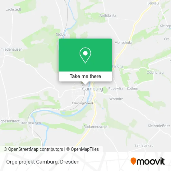 Карта Orgelprojekt Camburg