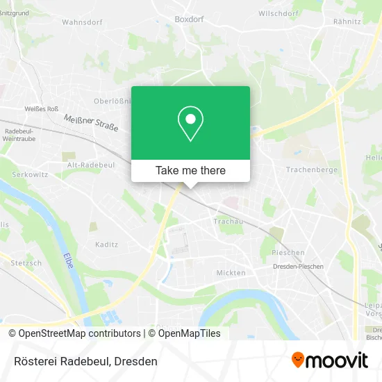 Карта Rösterei Radebeul