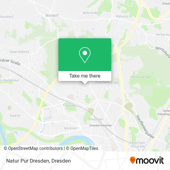 Карта Natur Pur Dresden