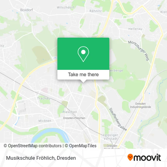 Musikschule Fröhlich map