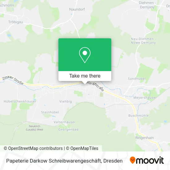 Карта Papeterie Darkow Schreibwarengeschäft