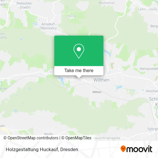 Карта Holzgestaltung Huckauf