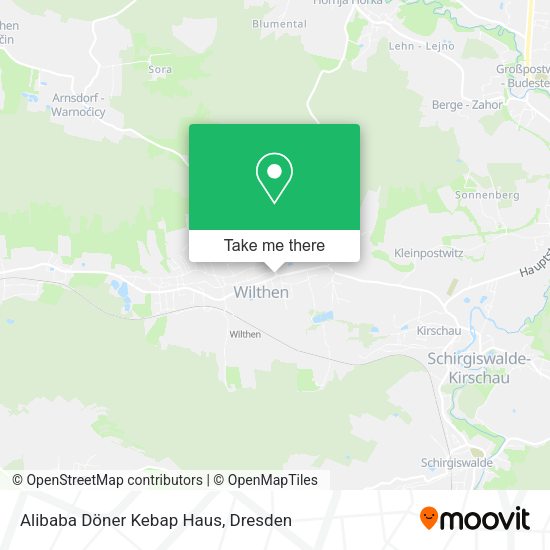 Карта Alibaba Döner Kebap Haus