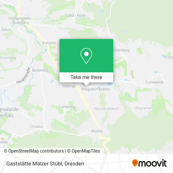 Карта Gaststätte Mälzer Stübl