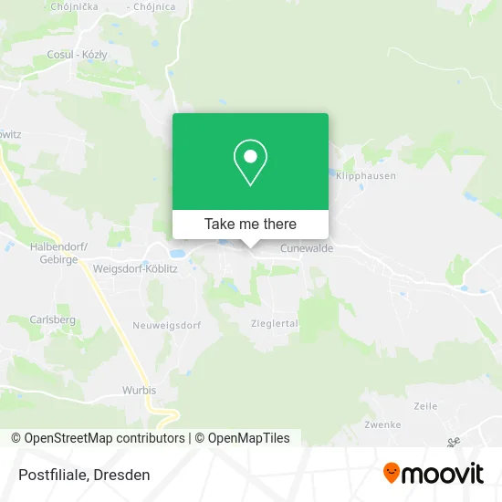 Карта Postfiliale