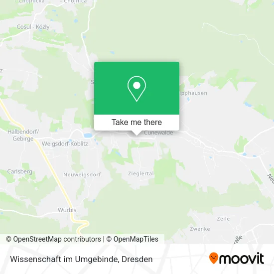 Карта Wissenschaft im Umgebinde